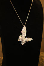 ADO | Embellished Butterfly Pendant Silver - All Decd Out