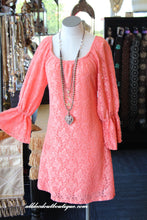 2 Tee Couture | Lace Dress Coral - All Decd Out