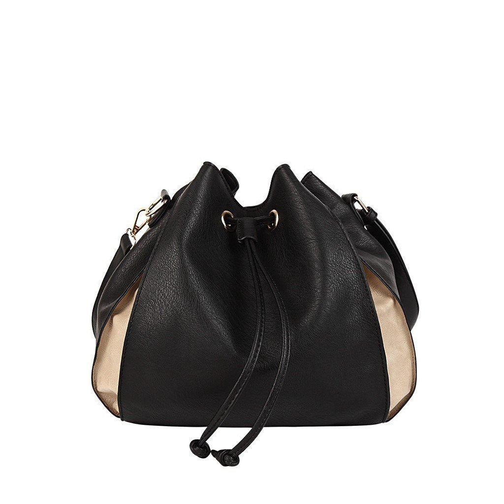 Melie Bianco | Drawstring Purse Black - All Decd Out