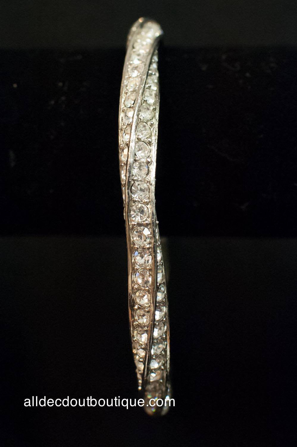ADO | Rhinestone Bangle Bracelet