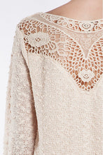 A'reve | Lace Trim Sweater Dress Cream - All Decd Out