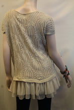 A'reve | Top with Ruffles Beige - All Decd Out