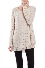A'reve | Cut Out Sweater Cocoa - All Decd Out