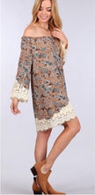 Blu Pepper Lace Trim Paisley Print Tunic Dress | All Dec'd Out