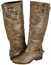 Breckelle’s Outlaw Two Tone Brown Riding Boots | All Dec'd Out