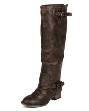 Breckelle’s Outlaw Two Tone Brown Riding Boots | All Dec'd Out