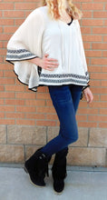 Double Zero Poncho Top Sand | All Dec'd Out