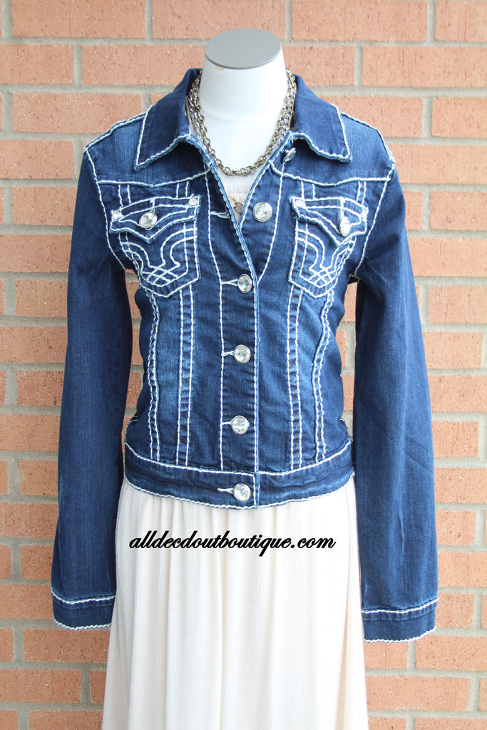 L.A. Idol Dark Denim Jacket | All Decd Out