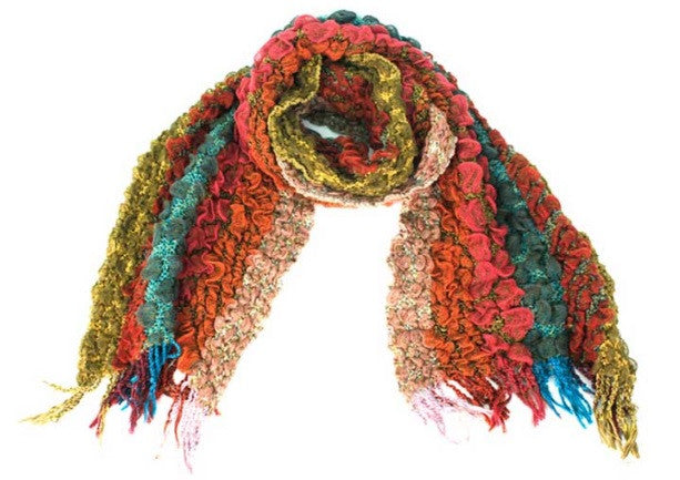 Treska | Rouched Scarf Multicolored - All Decd Out