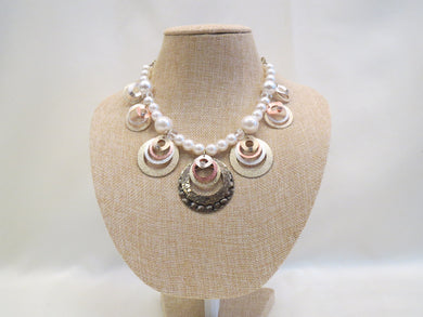 ADO | Pearl & Hoop Necklace