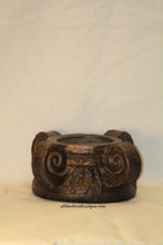 Pillar Candle Holder | 3"x 1/2" x 6" Ceramic Sandoval
