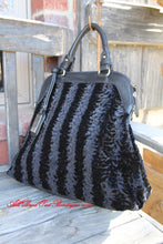 Treska | Black Fur Purse