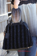 Treska | Black Fur Purse