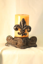 Pillar Candle Holder| 2" x 3" Ceramic Sandoval