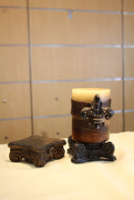 Pillar Candle Holder| 2" x 3" Ceramic Sandoval