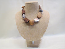 Treska Wood & Silver Beaded Necklace | All Dec'd Out