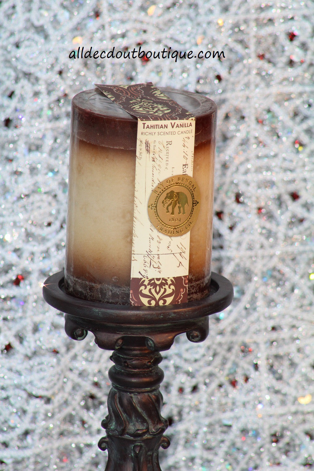 Pillar Candle Tahitian Vanilla