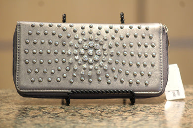 ADO | Sunburst Pewter Zip Clutch Wallet