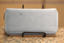 ADO | Braided Bling Zip Clutch Wallet - All Decd Out