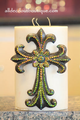 DECORATIVE CANDLE PIN EMBELLISHED 