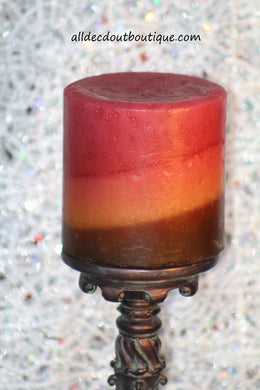 Pillar Candle | 4 x 4 Tuscany Villa - All Decd Out