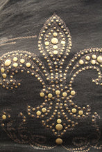 Vocal | Embellished Long Sleeve with Fleur De Lis Top