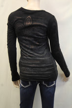 Vocal | Embellished Long Sleeve with Fleur De Lis Top