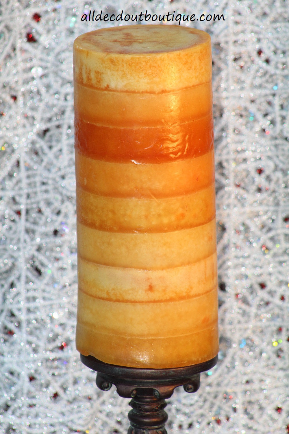 Pillar Candle | 4 x 9 Multi Color Unscented - All Decd Out