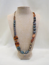 ADO Turquoise & Wood Beaded Necklace | All Dec'd Out