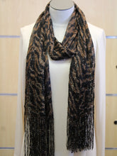 ADO | Wrap Brown Zebra Print Scarf