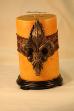 Pillar Candle Holder | 1" x 6" Round Wood