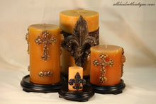 Pillar Candle Holder | 1" x 4" Round Wood