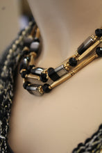 ADO | Three Layer Black, Gold, Silver Necklace