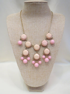 ADO | Bubble Necklace Two-Tone Baby Pink - All Decd Out
