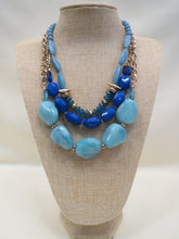 ADO | Blue Multi Layer Necklace - All Decd Out