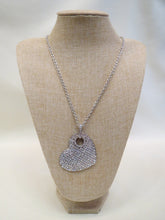 ADO | Crystal Heart Necklace Silver - All Decd Out