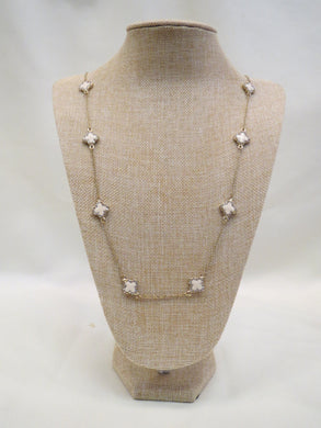ADO Stone Clover Necklace | All Dec'd Out