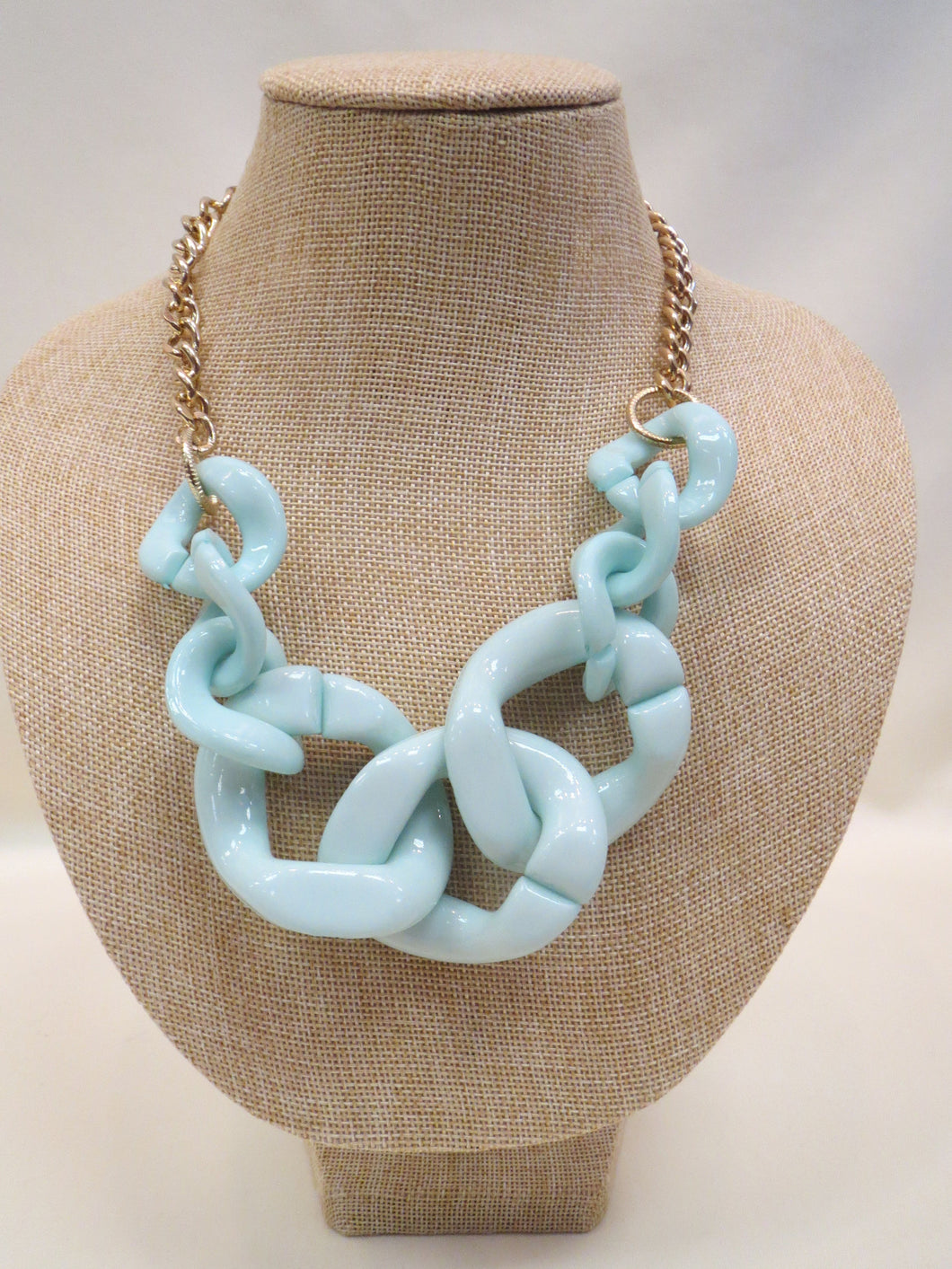 ADO | Mint & Gold Chain Necklace