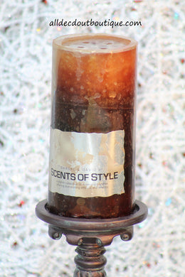 Pillar Candle Indian Teak