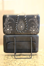 ADO | Western Stitched Clutch Wallet Black