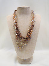 ADO Twisted Crystal Necklace Brown | All Dec'd Out