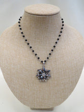 ADO | Back & Silver Flower Necklace - All Decd Out