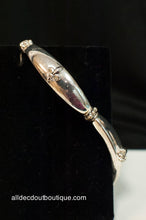 ADO | Sterling Silver Stretch Bracelet with Design