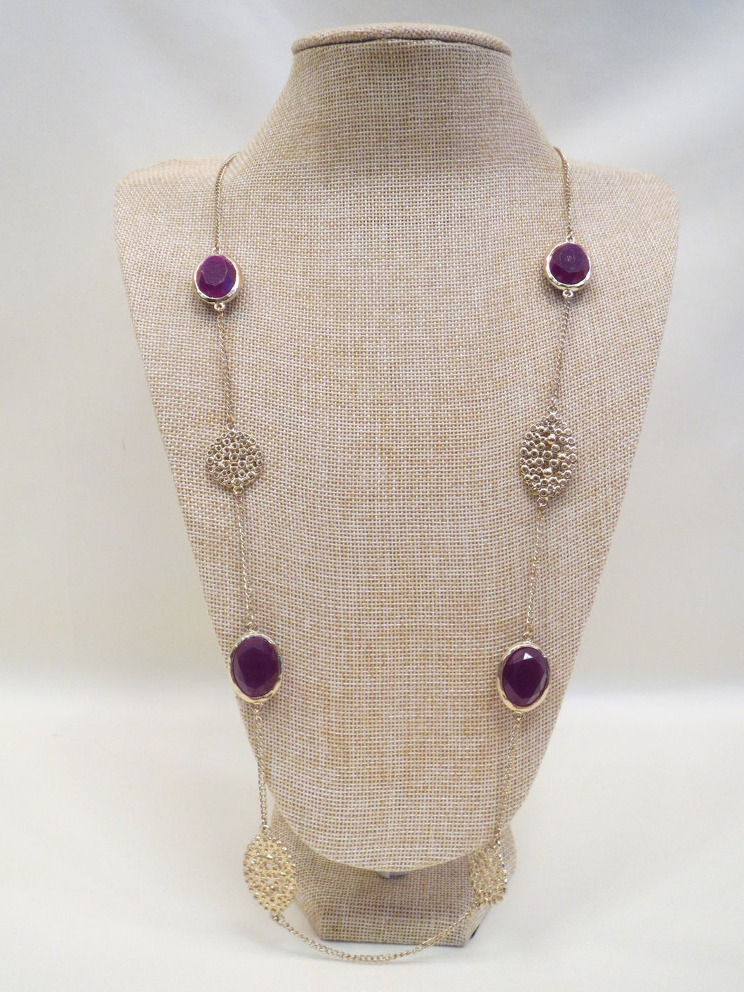 ADO | Purple & Gold Long Necklace - All Decd Out