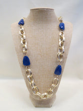 ADO | Blue Stone Gold Chain Necklace - All Decd Out