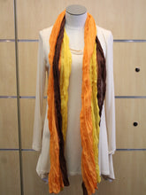 ADO | Wrap Orange, Yellow, and Brown Scarf