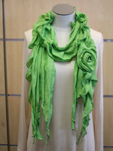 ADO | Wrap Lime Green Flower Scarf