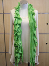 ADO | Wrap Lime Green Flower Scarf