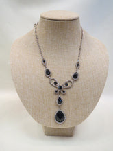 ADO Teardrop Butterfly Necklace Black | All Dec'd Out