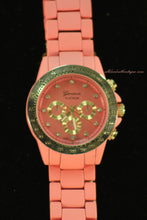 Pink/Pink Clear Rhinestones | Metal Band w/ Clasp